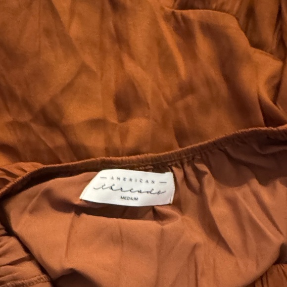 American Threads Rust Mini Dress - Picture 4 of 4